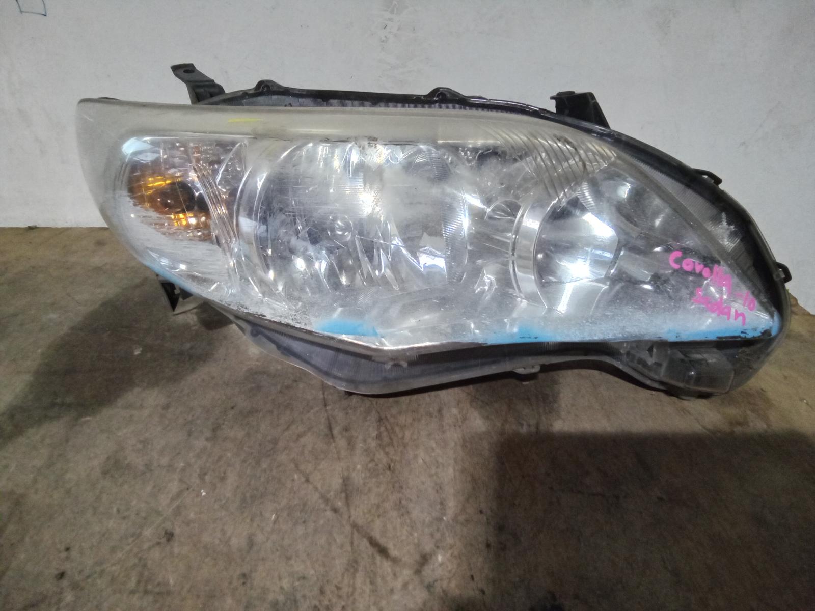 2010 Toyota Corolla Right Headlamp View Auto part Right Headlamp Toyota Corolla 2010