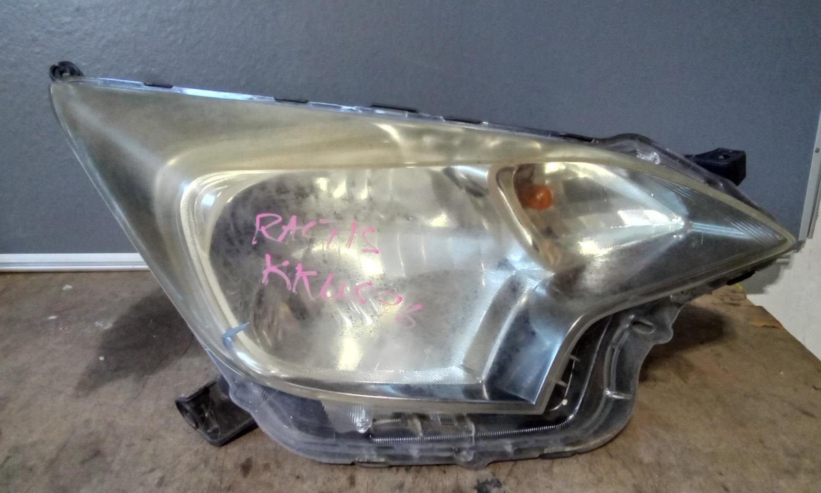 2013 Toyota Ractis Right Headlamp View Auto part Right Headlamp Toyota Ractis 2013