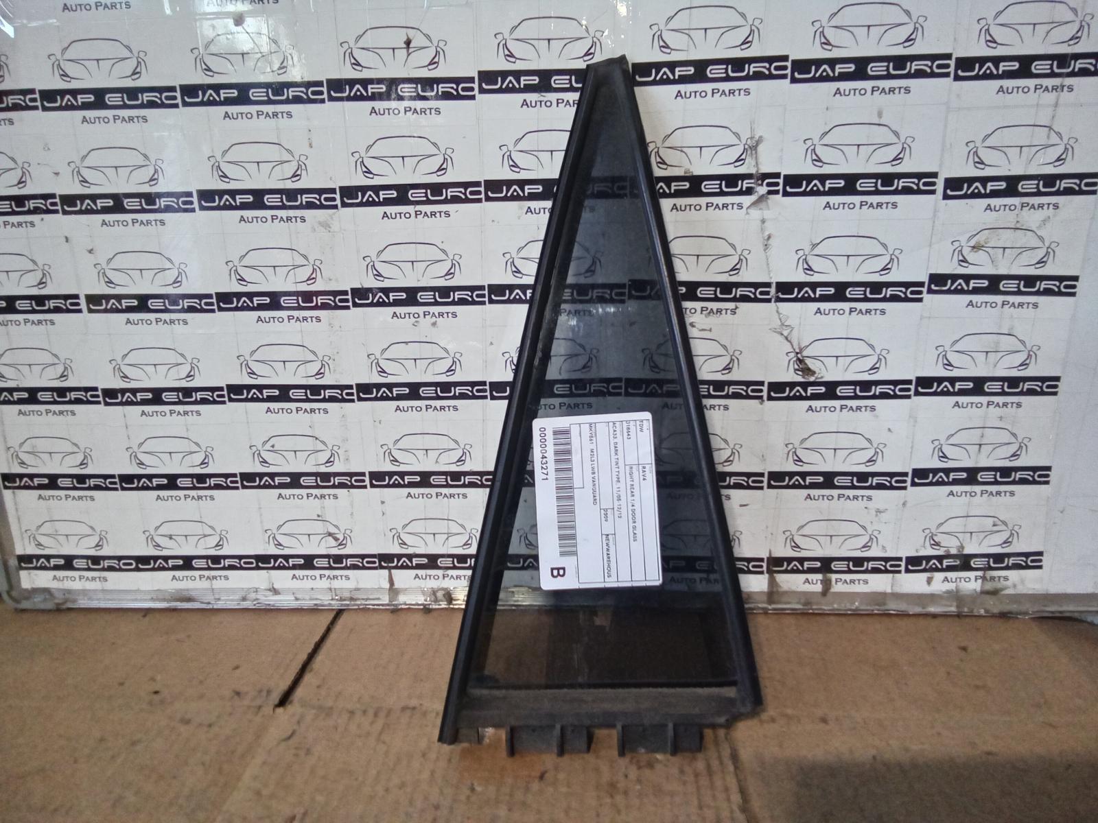 View Auto part Right Rear 1/4 Door Glass Toyota Rav4 2009