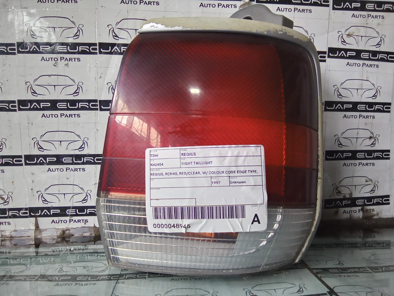 View Auto part Right Taillight Toyota Regius 1997